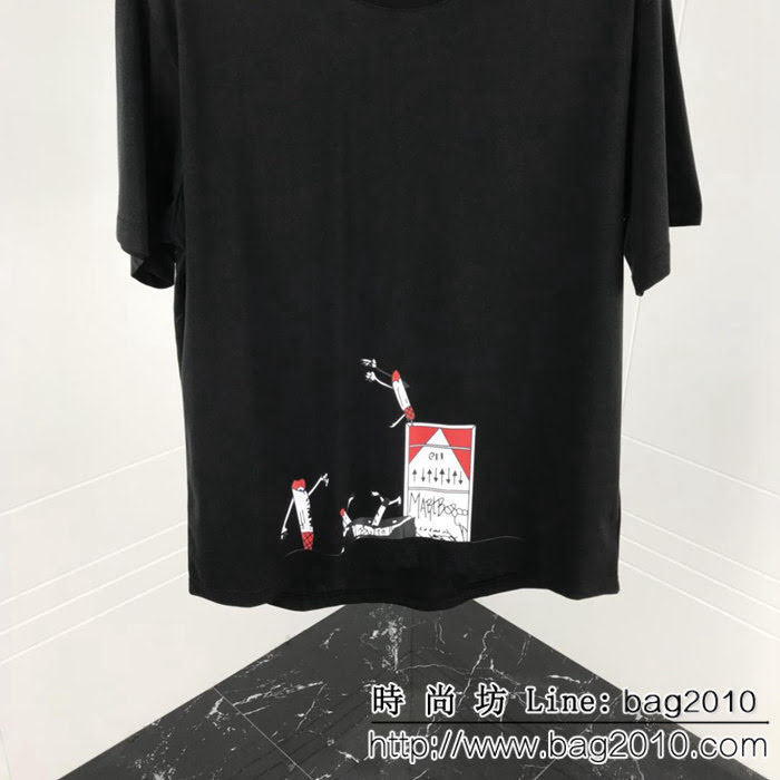 Chrome Hearts克羅心 19ss 趣味卡通印花限定T恤 定制原版純棉面料 高版本情侶款 ydi2280
